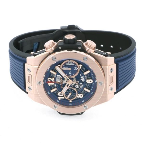 Hublot Big Bang, Unico King Gold Blue, 44mm, Unworn 2024, Ref# 421.OX.5180.RX