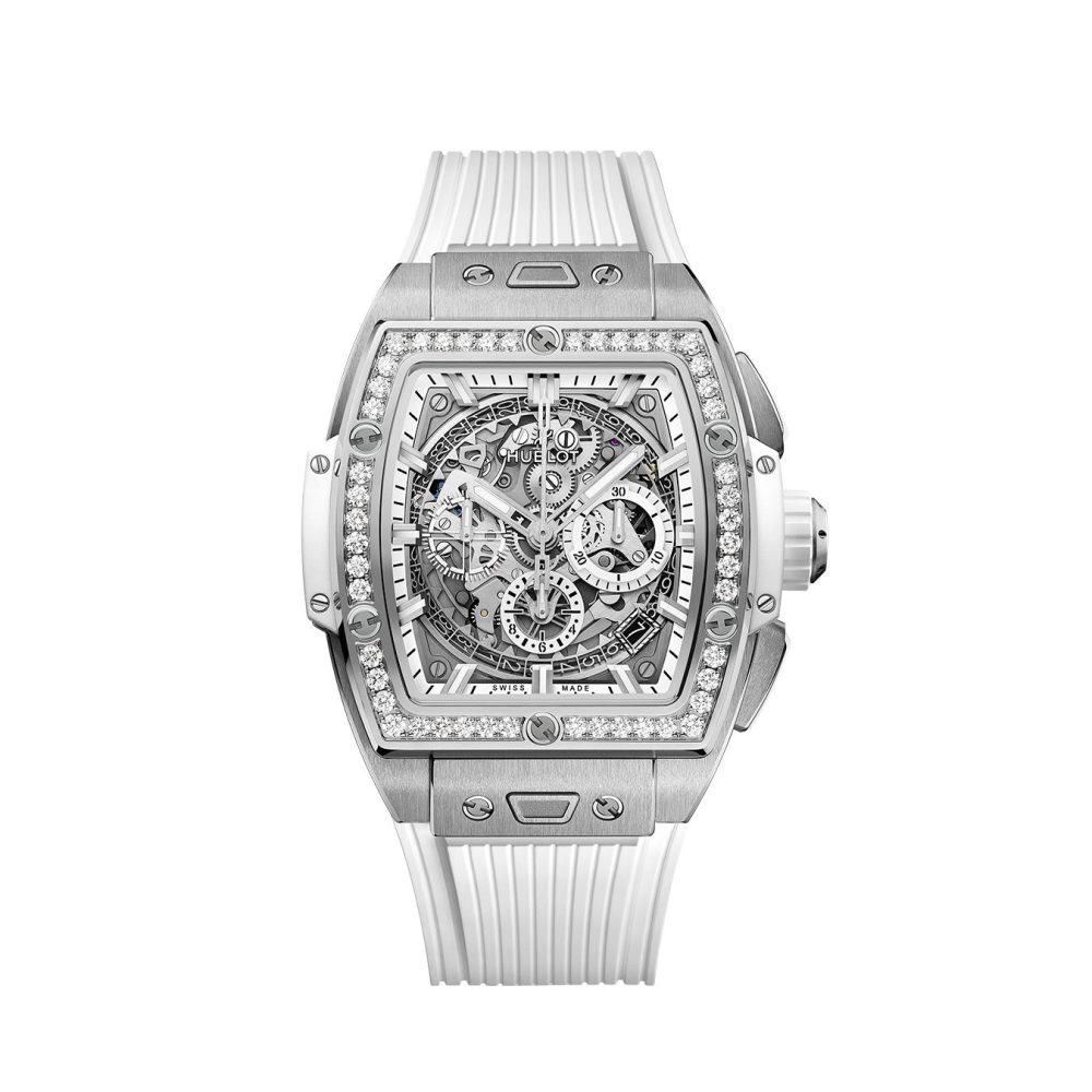 Hublot Spirit of Big Bang TITANIUM WHITE DIAMONDS Ref# 642.NE.2010.RW.1204