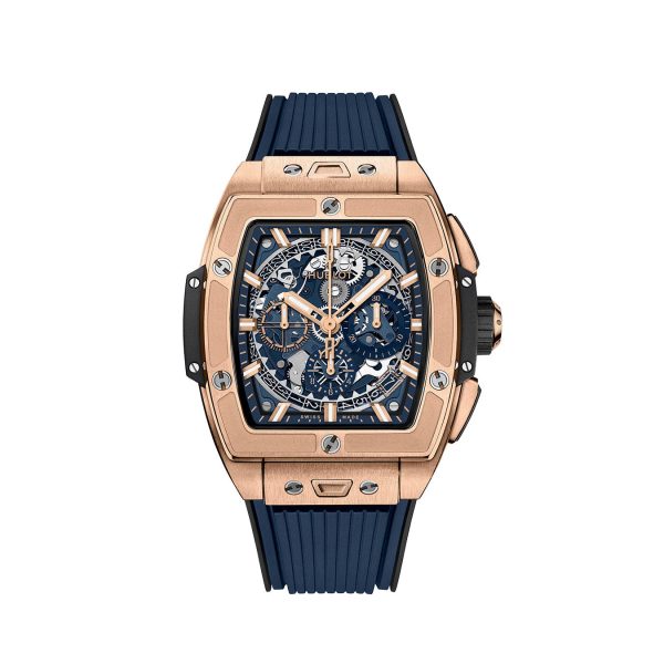 Hublot Spirit of Big Bang KING GOLD BLUE Ref# 642.OX.7180.RX